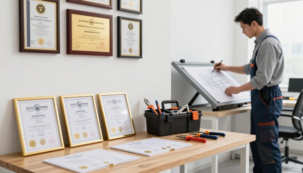 Certificações e Credenciais para Eletricistas