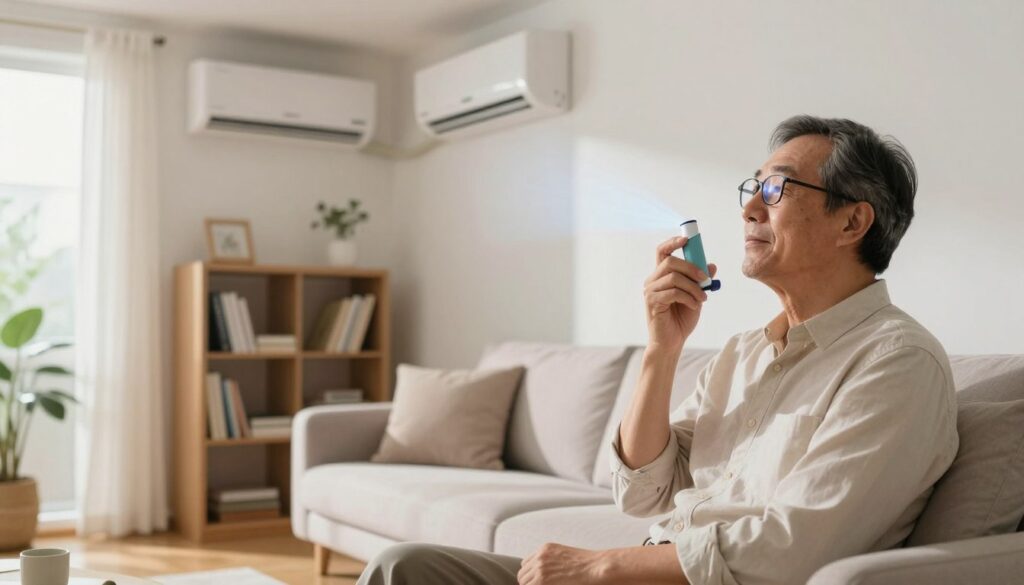 ar condicionado e saúde pulmonar